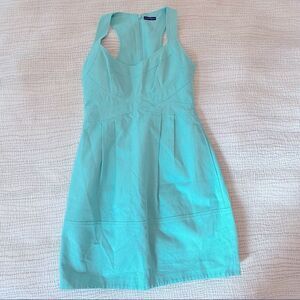 💙 Nanette Lepore Textured Basketweave Tiffany and Co Blue Dress size XS